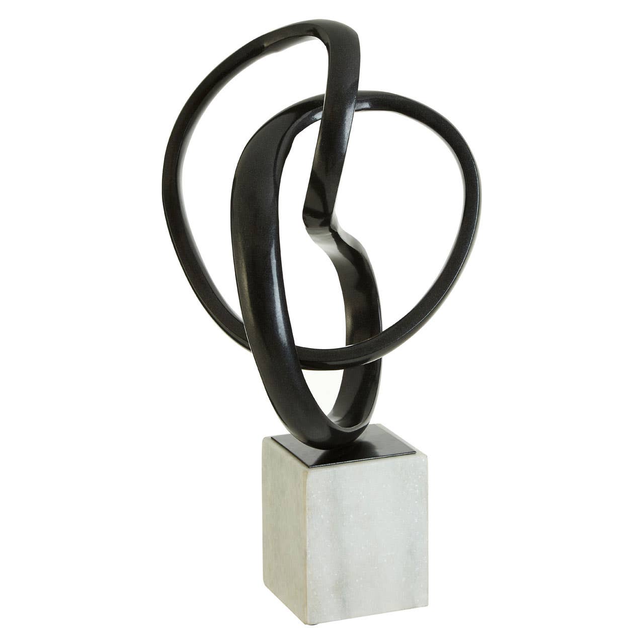 Mirano Black Nickel Finish Knot Sculpture