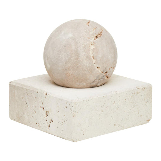 Tibor Travertine Sculpture