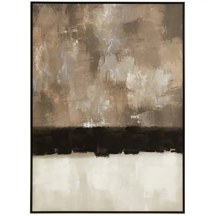 Astratto Monochrome Textured Canvas Wall Art