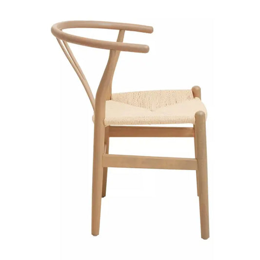 Lyon Wishbone Grey Chair