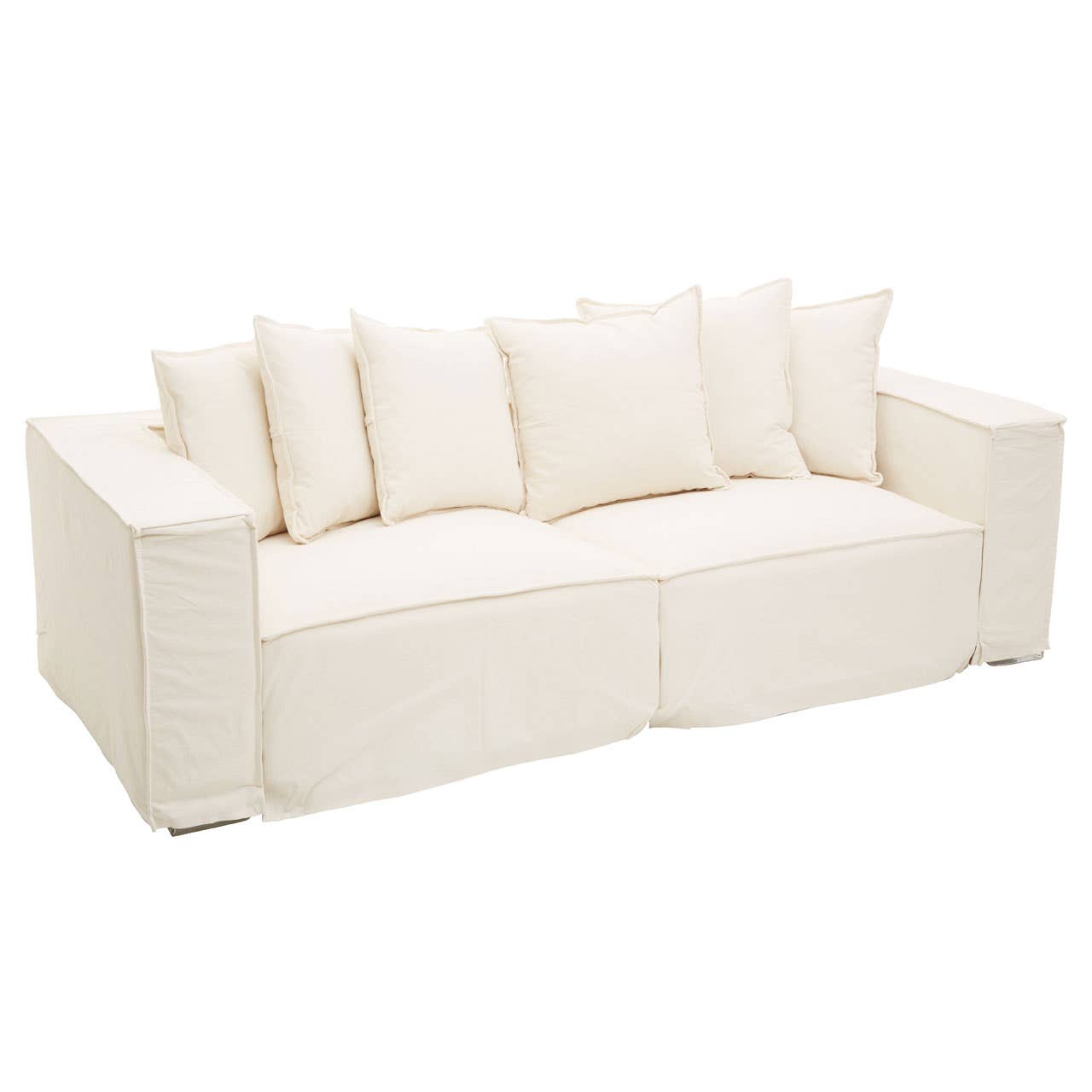 Marseille 3 Seat Cream Sofa