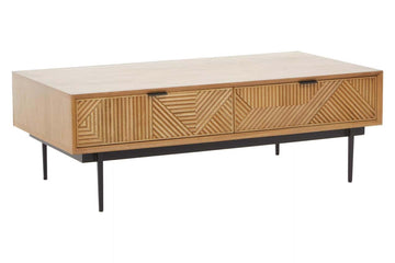 Jakara Natural Finish Wooden Coffee Table