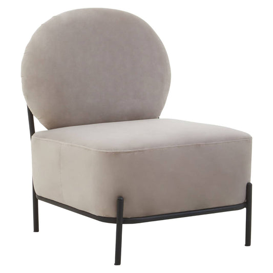 Haya Mink Velvet Chair