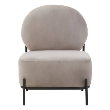 Haya Mink Velvet Chair